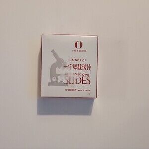 First Brand 7101 Clear Glass Blank‎ Microscope Slides 72pcs 1x3 Ground Edges